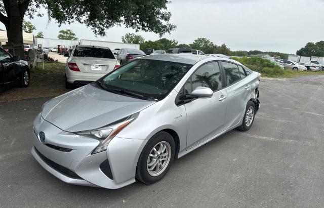 JTDKARFU0J3550805 - 2018 TOYOTA PRIUS SILVER photo 2