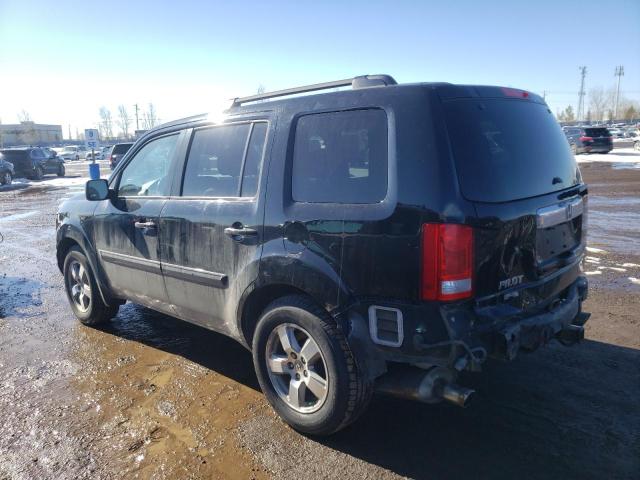 5FNYF4H52BB502165 - 2011 HONDA PILOT EXL BLACK photo 2