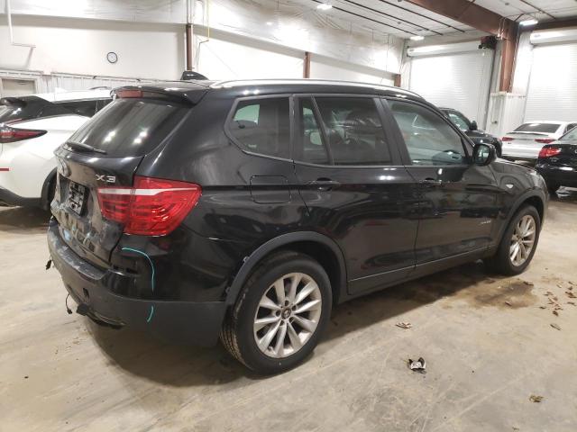 5UXWX9C57D0A29231 - 2013 BMW X3 XDRIVE28I BLACK photo 3