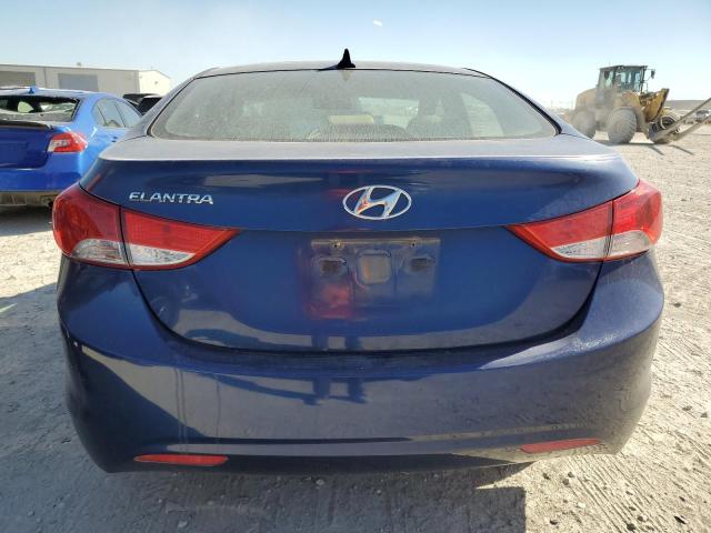 KMHDH4AE1DU875058 - 2013 HYUNDAI ELANTRA GLS BLUE photo 6