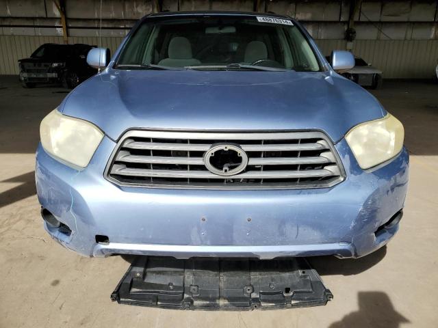 JTEDS41A292083065 - 2009 TOYOTA HIGHLANDER BLUE photo 5