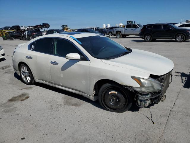 1N4AA5AP2DC809407 - 2013 NISSAN MAXIMA S WHITE photo 4