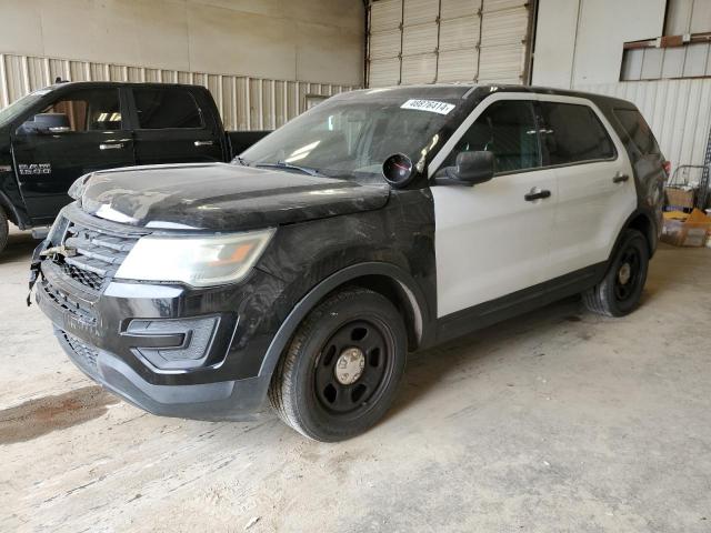 1FM5K8AR5GGB36116 - 2016 FORD EXPLORER POLICE INTERCEPTOR İki rəngli foto 1