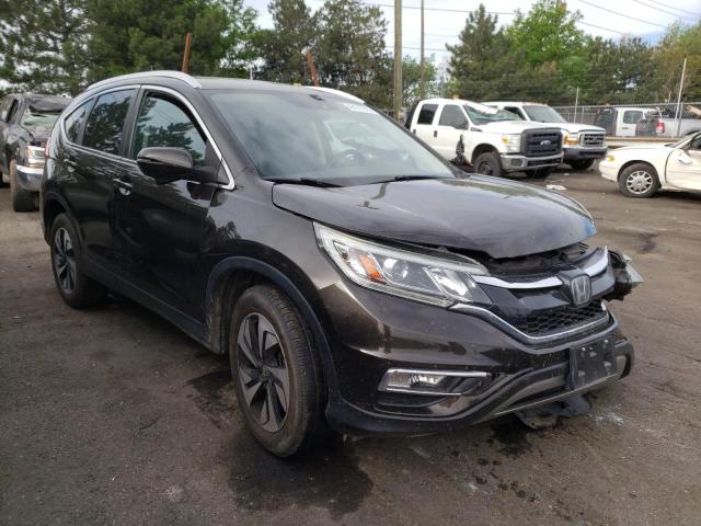 5J6RM4H99GL086272 - 2016 HONDA CR-V TOURING GRAY photo 1