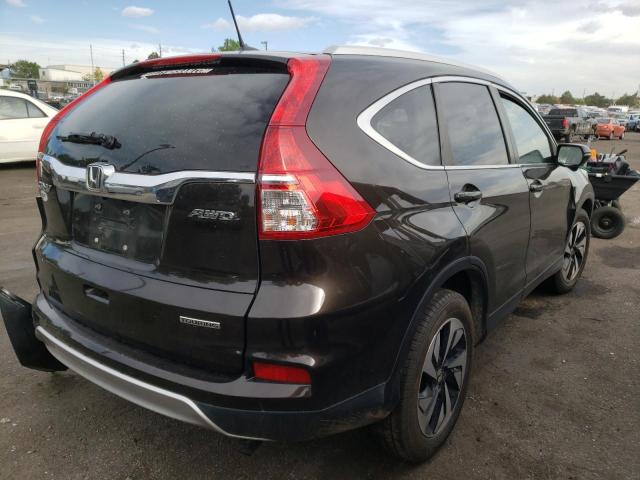 5J6RM4H99GL086272 - 2016 HONDA CR-V TOURING GRAY photo 4