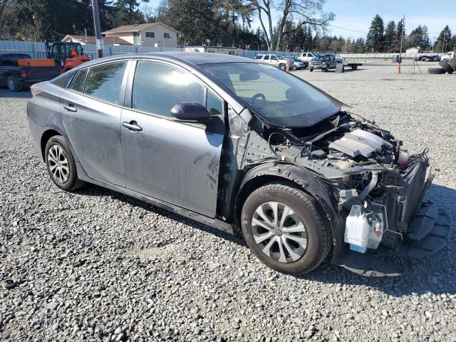 JTDKBRFU9G3003554 - 2016 TOYOTA PRIUS GRAY photo 4