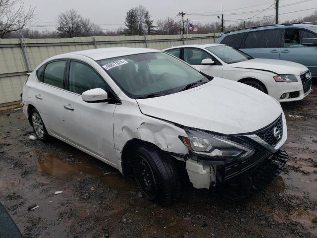 3N1AB7AP5KY213850 - 2019 NISSAN SENTRA S WHITE photo 4