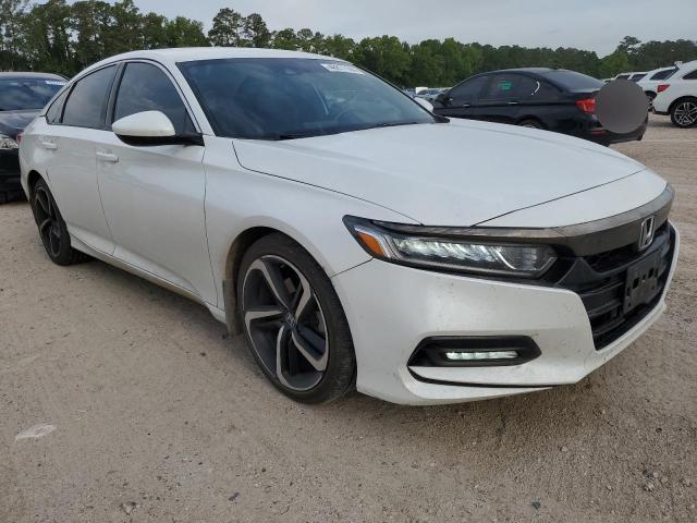 1HGCV1F30JA230740 - 2018 HONDA ACCORD SPORT WHITE photo 4