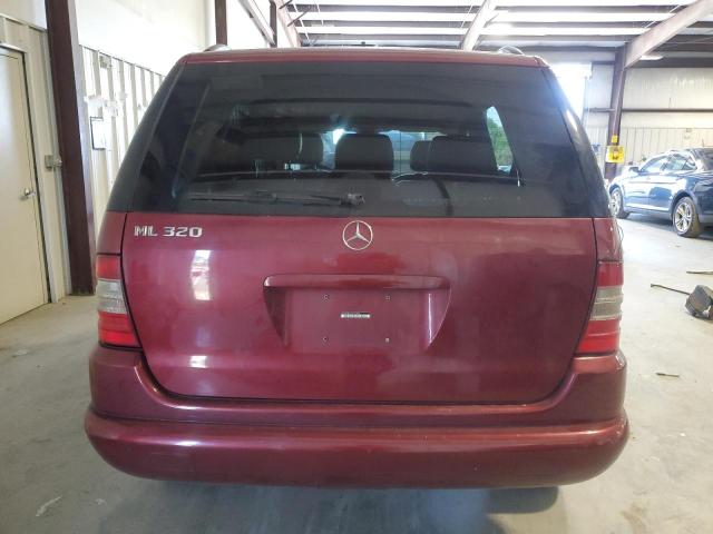 4JGAB54E51A227998 - 2001 MERCEDES-BENZ ML 320 BURGUNDY photo 6