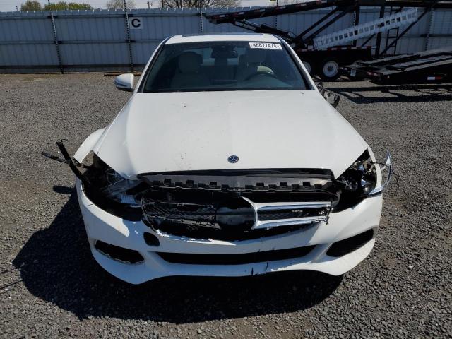 55SWF4JB0JU247231 - 2018 MERCEDES-BENZ C 300 WHITE photo 5