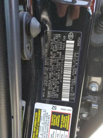 4T1G11AK0PU731933 - 2023 TOYOTA CAMRY SE NIGHT SHADE BLACK photo 13