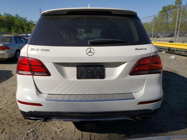 4JGDA5HB4HA816700 - 2017 MERCEDES-BENZ GLE 350 4MATIC WHITE photo 6