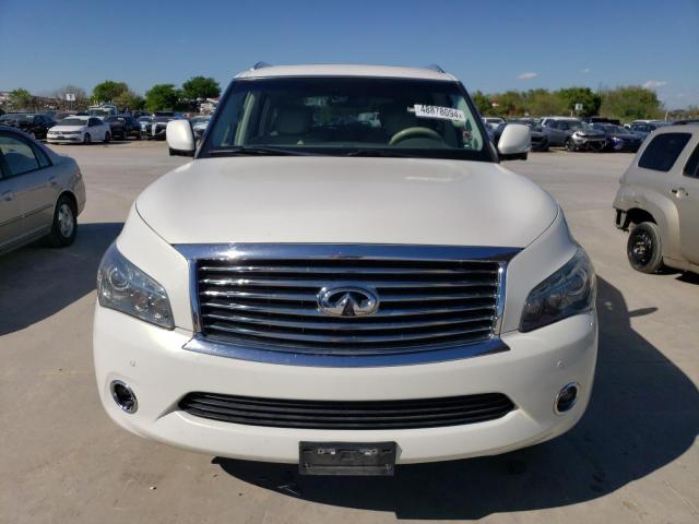 JN8AZ2NEXB9004778 - 2011 INFINITI QX56 WHITE photo 5