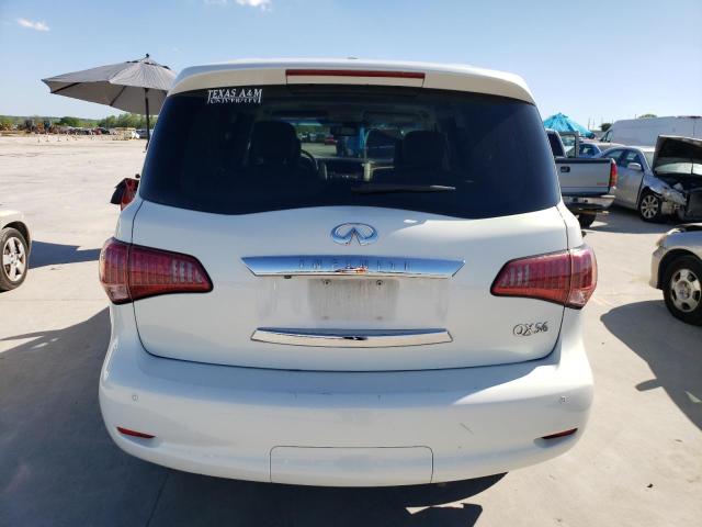 JN8AZ2NEXB9004778 - 2011 INFINITI QX56 WHITE photo 6