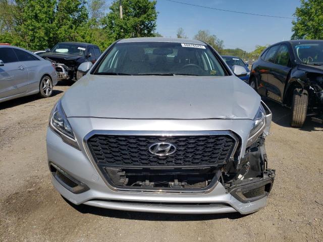 KMHE24L30HA065347 - 2017 HYUNDAI SONATA HYBRID SILVER photo 5