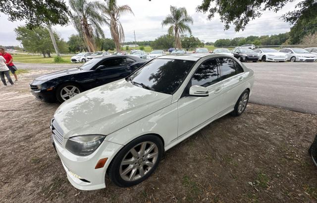 WDDGF5EB4BR171133 - 2011 MERCEDES-BENZ C 300 WHITE photo 2