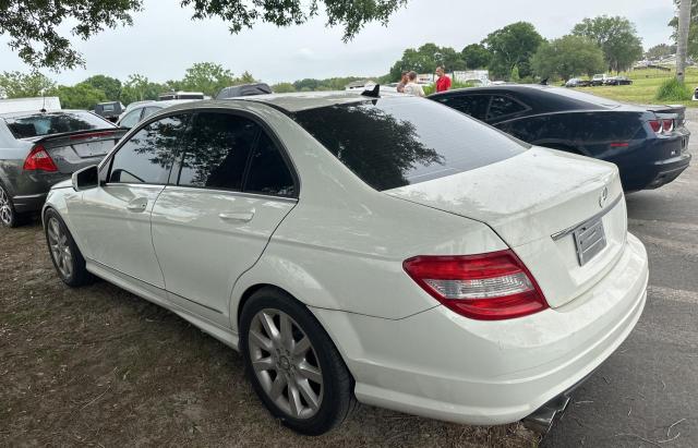 WDDGF5EB4BR171133 - 2011 MERCEDES-BENZ C 300 WHITE photo 3