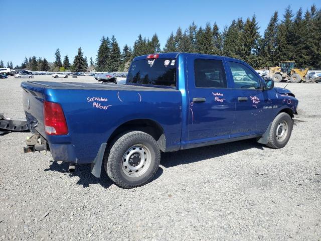 1D7RB1CT3AS200850 - 2010 DODGE RAM 1500 BLUE photo 3