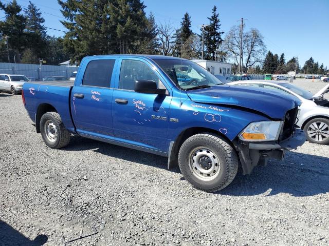 1D7RB1CT3AS200850 - 2010 DODGE RAM 1500 BLUE photo 4