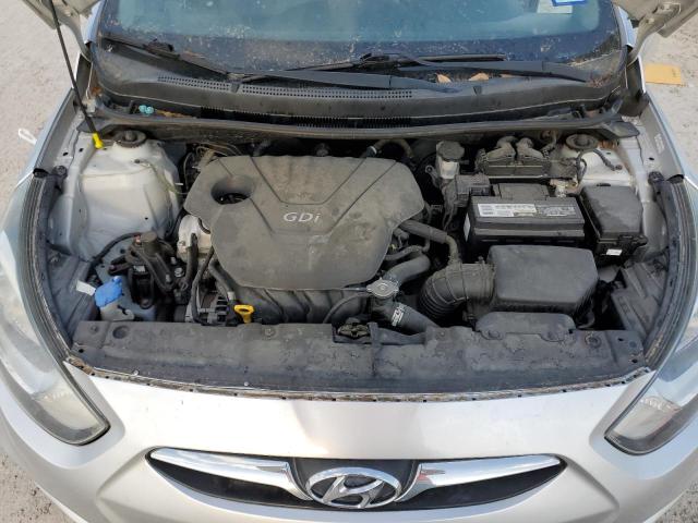 KMHCT4AE6EU774495 - 2014 HYUNDAI ACCENT GLS SILVER photo 11