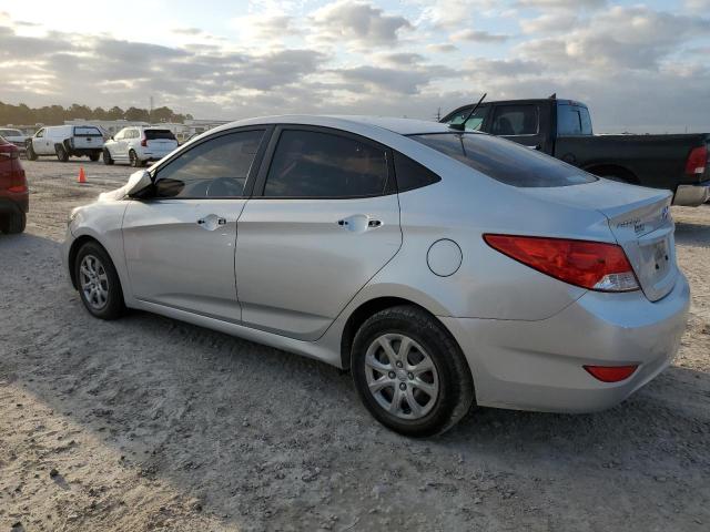 KMHCT4AE6EU774495 - 2014 HYUNDAI ACCENT GLS SILVER photo 2