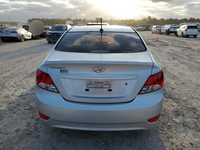 KMHCT4AE6EU774495 - 2014 HYUNDAI ACCENT GLS SILVER photo 6