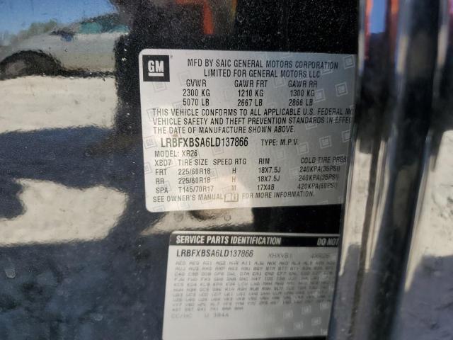 LRBFXBSA6LD137866 - 2020 BUICK ENVISION PREFERRED 黑色 照片 13