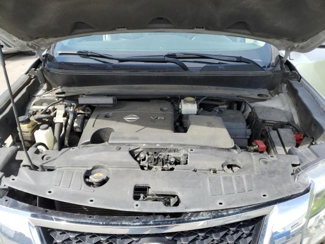 5N1AR2MN1EC648976 - 2014 NISSAN PATHFINDER S SILVER photo 11