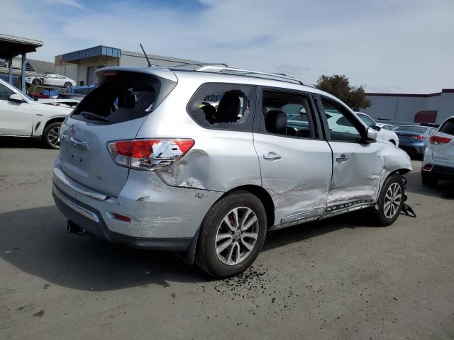 5N1AR2MN1EC648976 - 2014 NISSAN PATHFINDER S SILVER photo 3