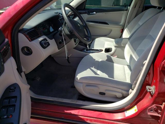 2G1WB5E39F1165345 - 2015 CHEVROLET IMPALA LIM LT RED photo 7