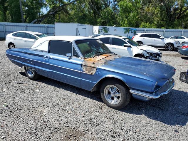 6Y87Z100564 - 1966 FORD THUNDERBIR BLUE photo 4