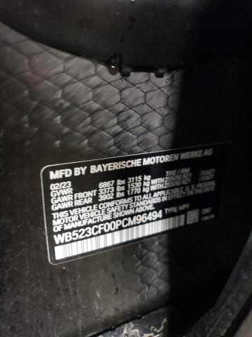 WB523CF00PCM96494 - 2023 BMW IX XDRIVE50 BLUE photo 12