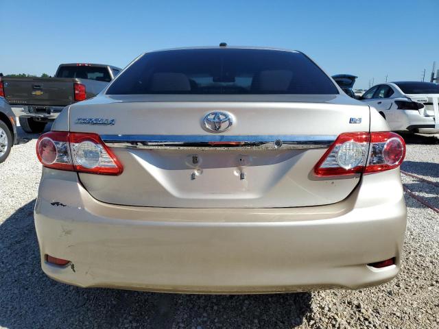 2T1BU4EE3BC582578 - 2011 TOYOTA COROLLA BASE BEIGE photo 6