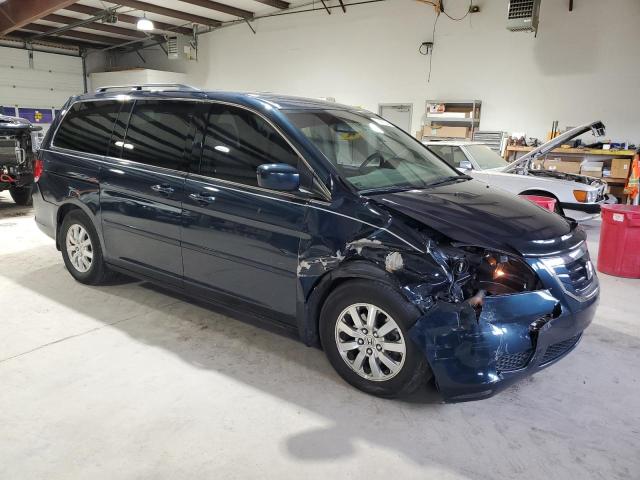 5FNRL3H43AB057674 - 2010 HONDA ODYSSEY EX BLUE photo 4