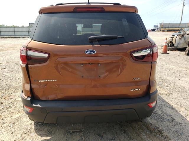 MAJ6P1CL7JC200171 - 2018 FORD ECOSPORT SES BROWN photo 6