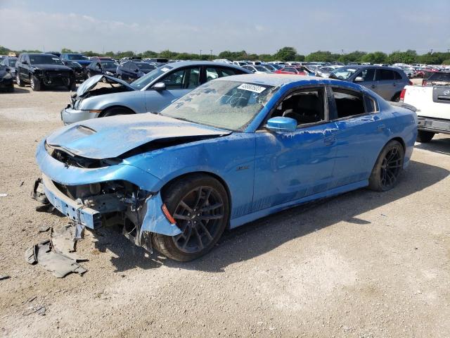 2C3CDXGJ6JH289296 - 2018 DODGE CHARGER R/T 392 BLUE photo 1