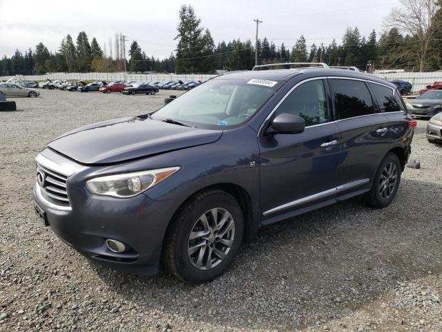 5N1AL0MN7EC523454 - 2014 INFINITI QX60 BLUE photo 1