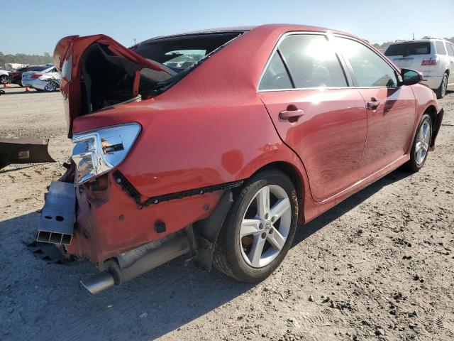 4T1BF1FK7DU673335 - 2013 TOYOTA CAMRY L RED photo 3