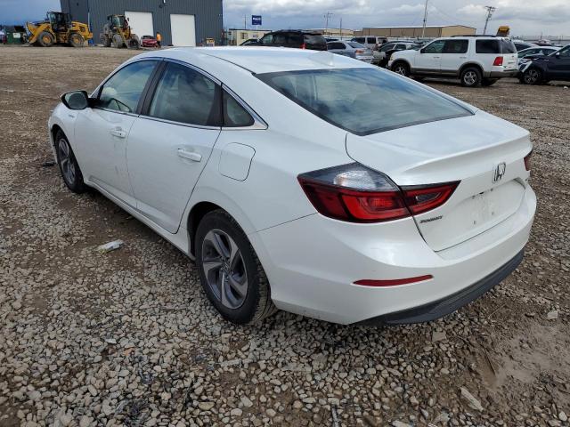 19XZE4F57LE003475 - 2020 HONDA INSIGHT EX WHITE photo 2