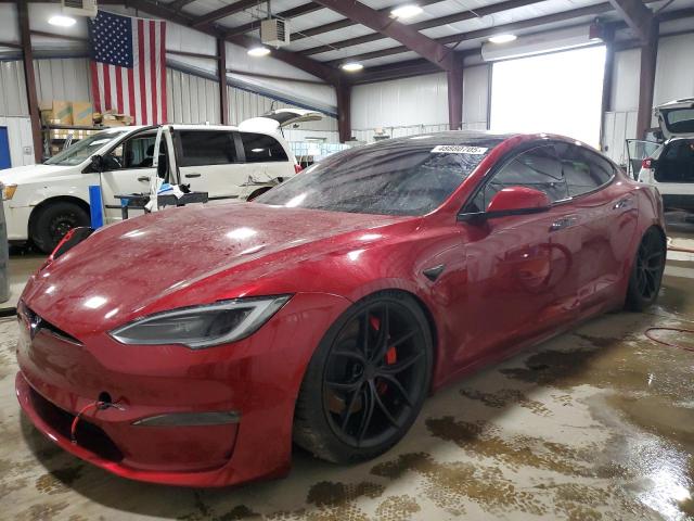 5YJSA1E66RF538449 - 2024 TESLA MODEL S RED photo 1