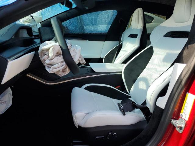 5YJSA1E66RF538449 - 2024 TESLA MODEL S RED photo 7