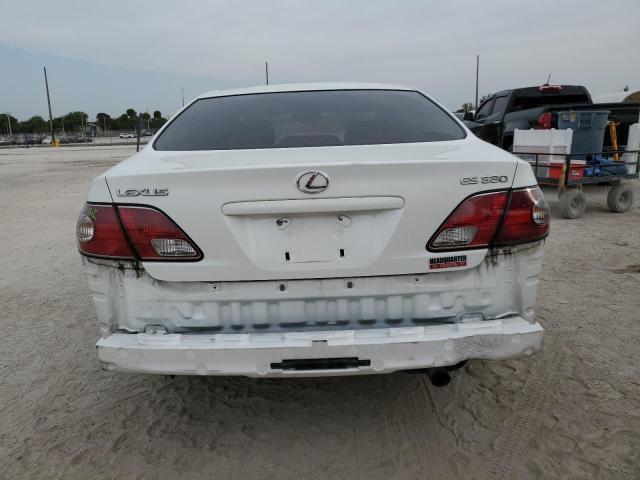 JTHBA30G045017196 - 2004 LEXUS ES 330 WHITE photo 6