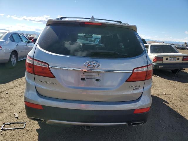 KM8SNDHF2EU065745 - 2014 HYUNDAI SANTA FE GLS SILVER photo 6