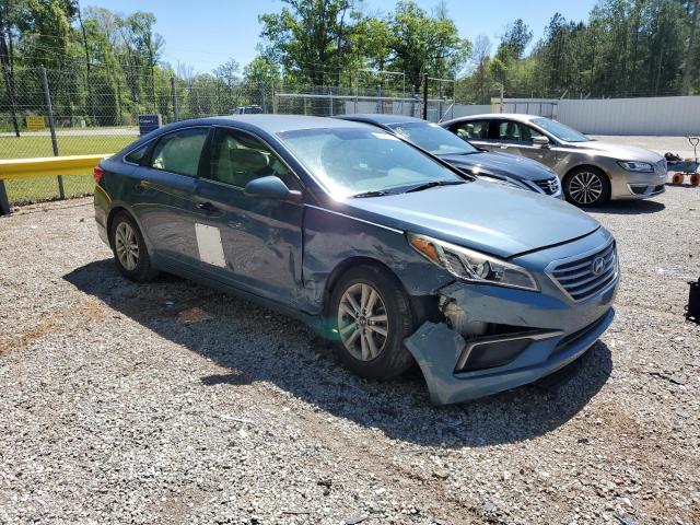 5NPE24AF7GH421902 - 2016 HYUNDAI SONATA SE BLUE photo 4