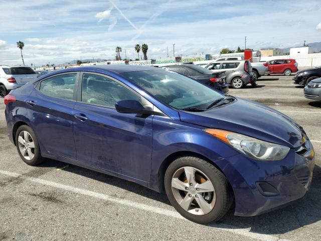 5NPDH4AE9DH255329 - 2013 HYUNDAI ELANTRA GLS BLUE photo 4