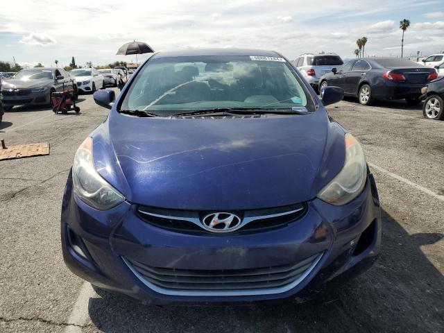 5NPDH4AE9DH255329 - 2013 HYUNDAI ELANTRA GLS BLUE photo 5