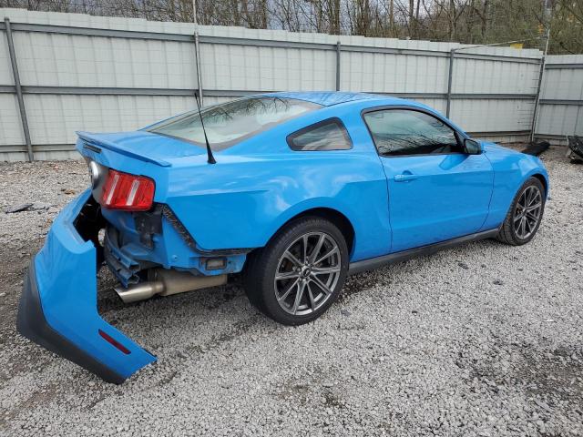 1ZVBP8AN9A5143012 - 2010 FORD MUSTANG BLUE photo 3