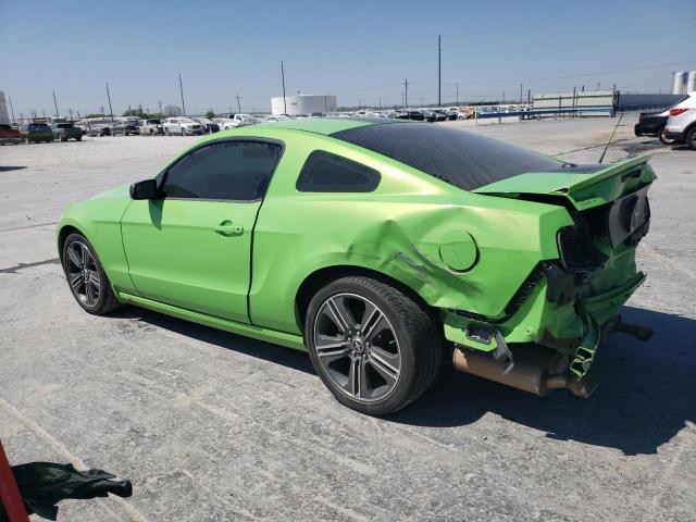 1ZVBP8AM4E5249204 - 2014 FORD MUSTANG GREEN photo 2