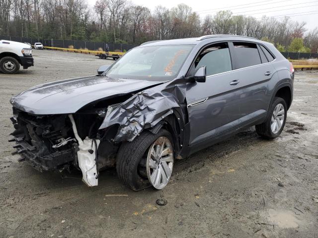 1V26E2CA4LC225728 - 2020 VOLKSWAGEN ATLAS CROS SE Gris photo 1