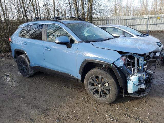 2T3T6RFV8NW029798 - 2022 TOYOTA RAV4 SE BLUE photo 4